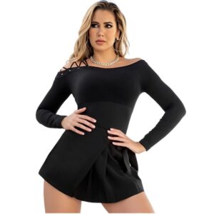 Body Faja Manga Larga Blusa Control Abdomen Mujer