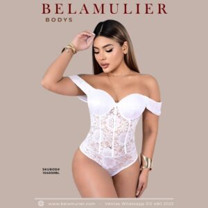belamulier.com -Body Encaje Elegante Lencería Femenina Versátil Moda.